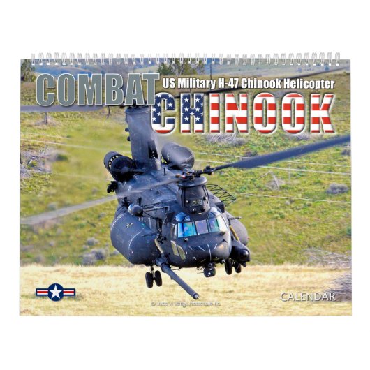 コンバット チノーク - CH-47 チノーク カレンダー (カバー)