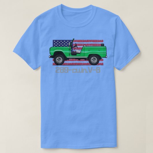 コンバーチブルグリーン Tシャツ (デザイン正面)