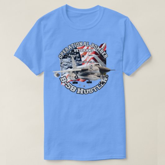 コンバーB58ホイスラー第一作動爆撃機 Tシャツ (デザイン正面)