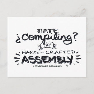 コンパイルが嫌い？ ポストカード