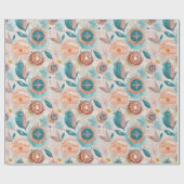 コンパインスパイアス付きトラベルラッピング紙 ラッピングペーパー (フラット)