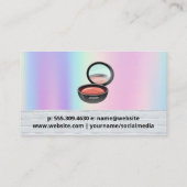 コンパクトな化粧 |レインボーブレンド 名刺 (裏面)