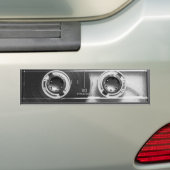 コンパクトカセットテープ バンパーステッカー (車上)