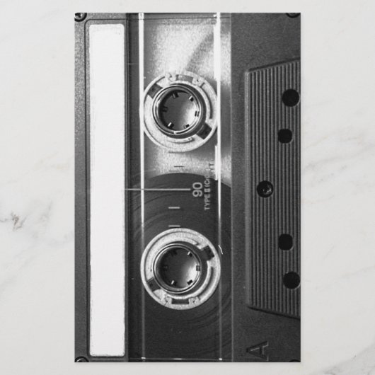 コンパクトカセットテープ 便箋 (正面)