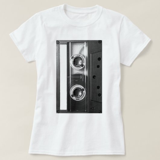 コンパクトカセットテープ Tシャツ (デザイン正面)
