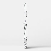 コンパクトカセット付きシームレスヴィンテージ  Case-Mate iPhoneケース (裏面 / 左)