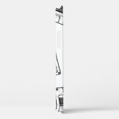 コンパクトカセット付きシームレスヴィンテージ  Case-Mate iPhoneケース (裏面 / 右)