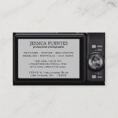 コンパクトカメラプロフェッショナル撮影者QRコード 名刺 (裏面)