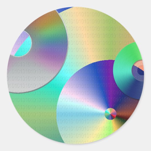 コンパクトディスク ラウンドシール (正面)