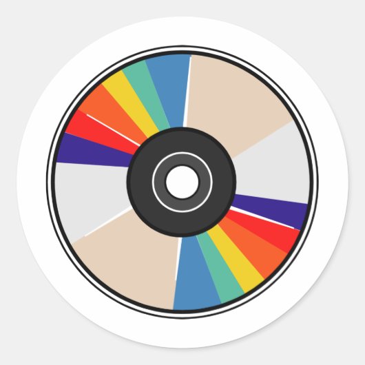 コンパクトディスク ラウンドシール (正面)