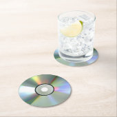 コンパクトディスク ラウンドペーパーコースター (インサイチュ)