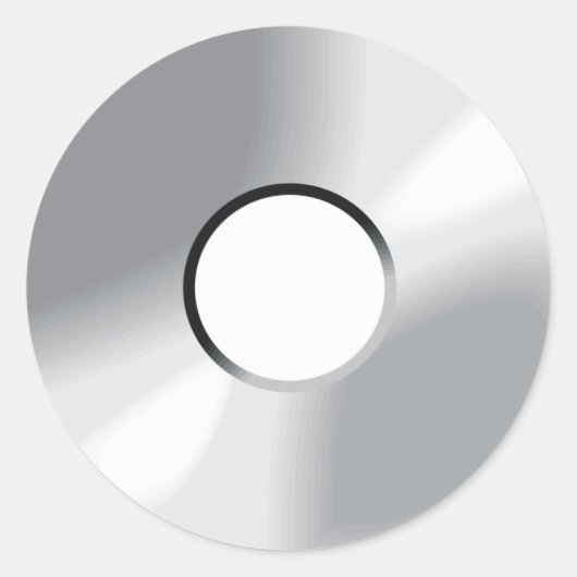 コンパクトディスク CD ラウンドシール (正面)