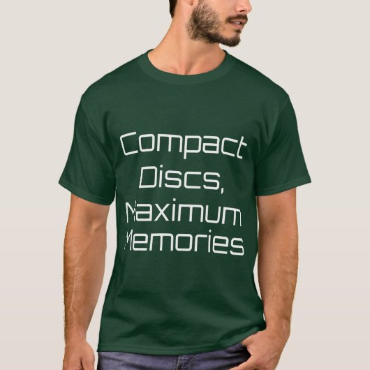 コンパクトディスク Tシャツ (正面)