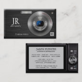 コンパクトデジタルカメラプロフェッショナル写真家 名刺 (正面/裏面)