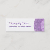 コンパクト美しいマッサージ名刺 スキニー名刺 (正面)