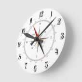 コンパクラシックス ラウンド壁時計 (傾斜)