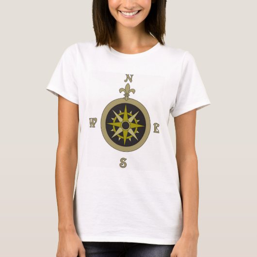 コンパスの旅行者のTシャツ Tシャツ (正面)