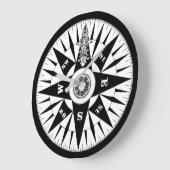コンパスの時計 ラージ壁時計 (傾斜)