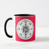 コンパスの芸術 マグカップ (左)