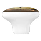 コンパスの陶磁器の引出しかキャビネットのノブ セラミックノブ (側面)