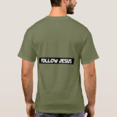 コンパスを信頼す後を追る- Jesus Christian T-Shirt Tシャツ (裏面)