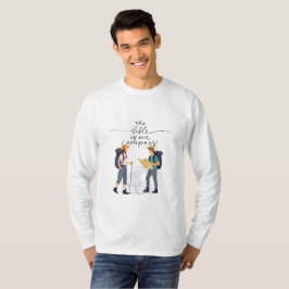 コンパスを持ってハイキング Tシャツ
