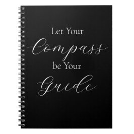 『コンパスを案内せよ』のフレーズ白 ノートブック