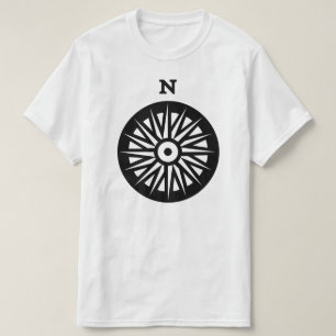 コンパスアイコン Tシャツ
