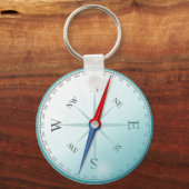 コンパスイーストノースサウスウエストコンパスバラ キーホルダー (正面)