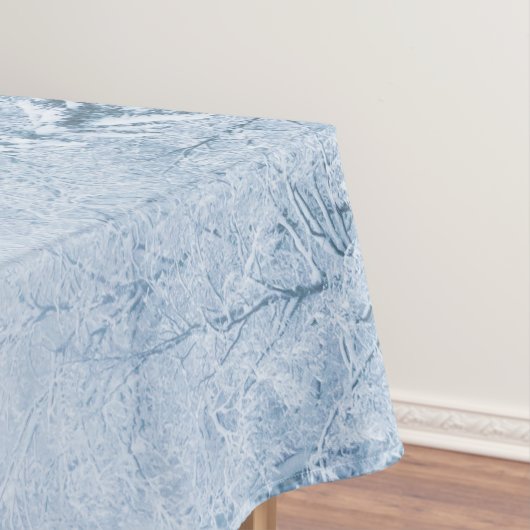 コンパススターエンブレムモノグラム冬スプルース林 テーブルクロス (インサイチュ)