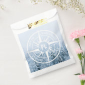 コンパススターエンブレムモノグラム冬スプルース林 フェイバーバッグ (封をした状態)