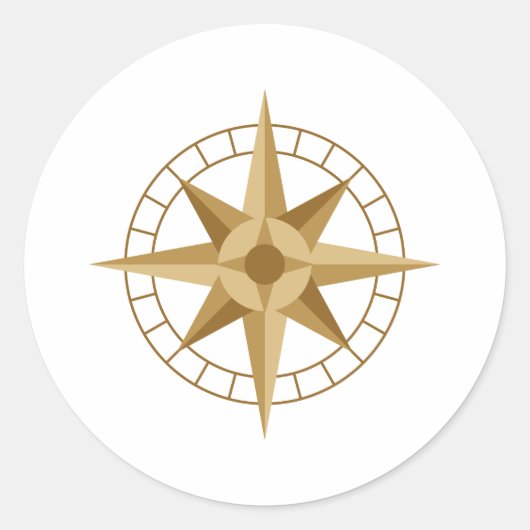 コンパススター ラウンドシール (正面)