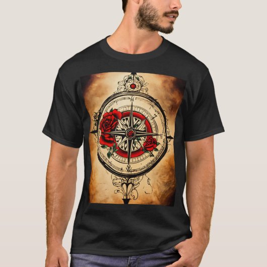 コンパスバラインク：タトの永遠の方向 Tシャツ (正面)