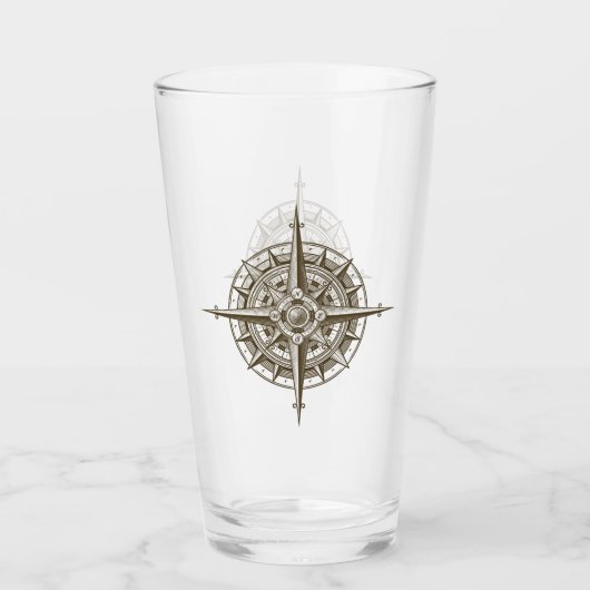 コンパスバラナビゲータマップ タンブラーグラス (正面)