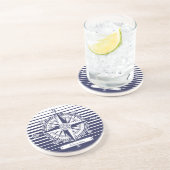 コンパスバラブルーストライプズ コースター (側面)