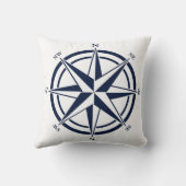 コンパスバラブルー航海の クッション (裏面)