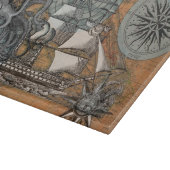 コンパスバラヴィンテージ航海のタコ船 カッティングボード (角)