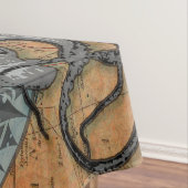 コンパスバラヴィンテージ航海のタコ船 テーブルクロス (インサイチュ)