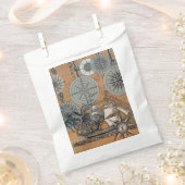 コンパスバラヴィンテージ航海のタコ船 フェイバーバッグ (クリップ留めされた状態)