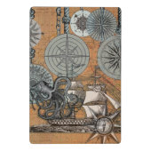 コンパスバラヴィンテージ航海のタコ船 ミニクリップボード (裏面)