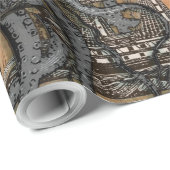 コンパスバラヴィンテージ航海のタコ船 ラッピングペーパー (ロールコーナー)