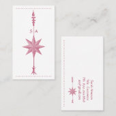 コンパスバラ矢印プロファイル 名刺 (正面/裏面)