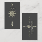 コンパスバラ矢印 名刺 (正面/裏面)