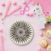 コンパスバラ紙プレート ペーパープレート (パーティー)