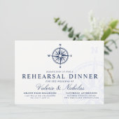 コンパスバラ結婚のリハーサルディナー 招待状 (スタンド正面)