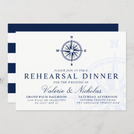 コンパスバラ結婚のリハーサルディナー 招待状