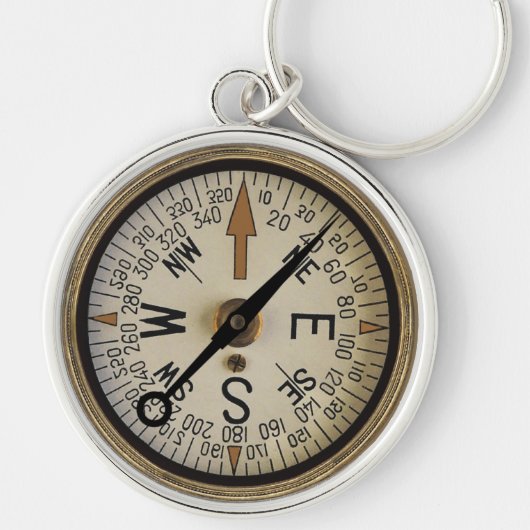 コンパスバラ1 キーホルダー (正面)