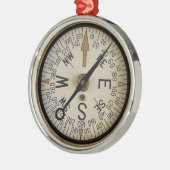 コンパスバラ1 メタルオーナメント (左)