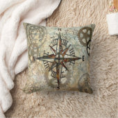 コンパスバラ&ギアズ、アーティスト·カレンJウィリアムズ クッション (ブランケット)