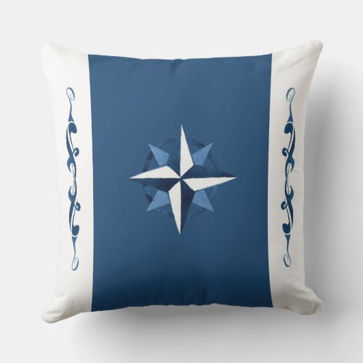 コンパスバラ クッション (裏面)